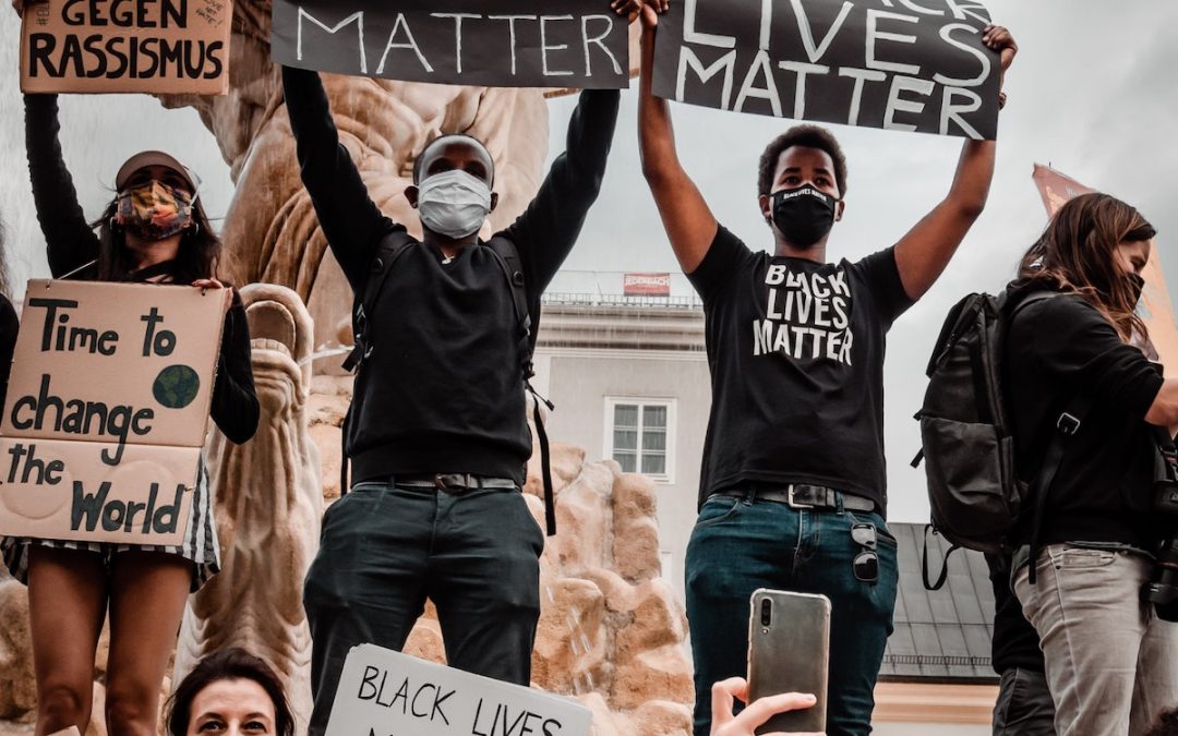 Black Lives Matter signs