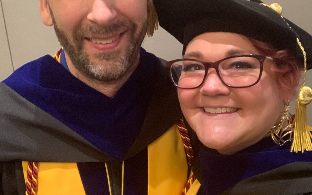 joe and Debbie at graduation